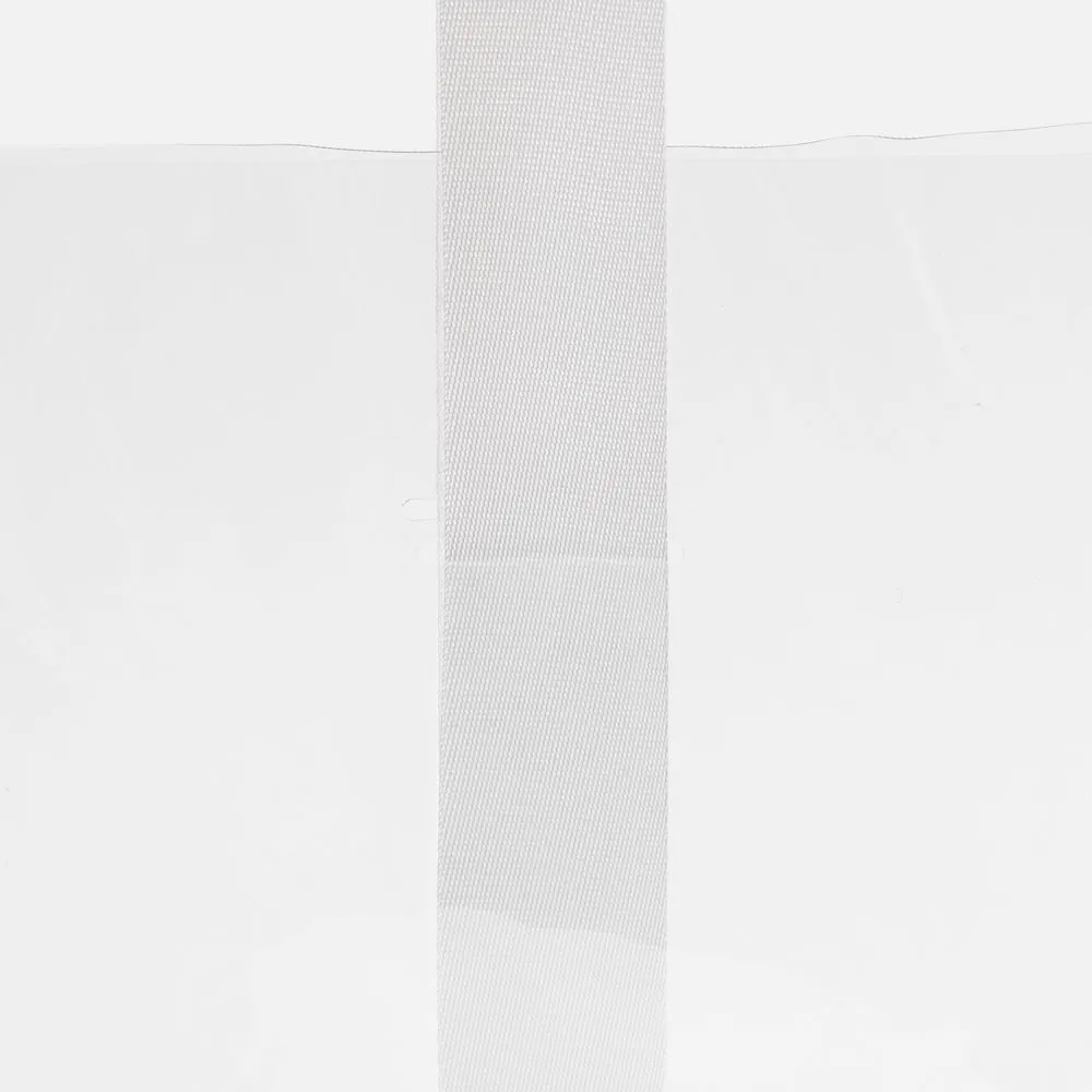 Шопер Clear Fest, ver.2, прозрачный с белыми ручками заказать онлайн с вашим дизайном на заказ в Москве и области