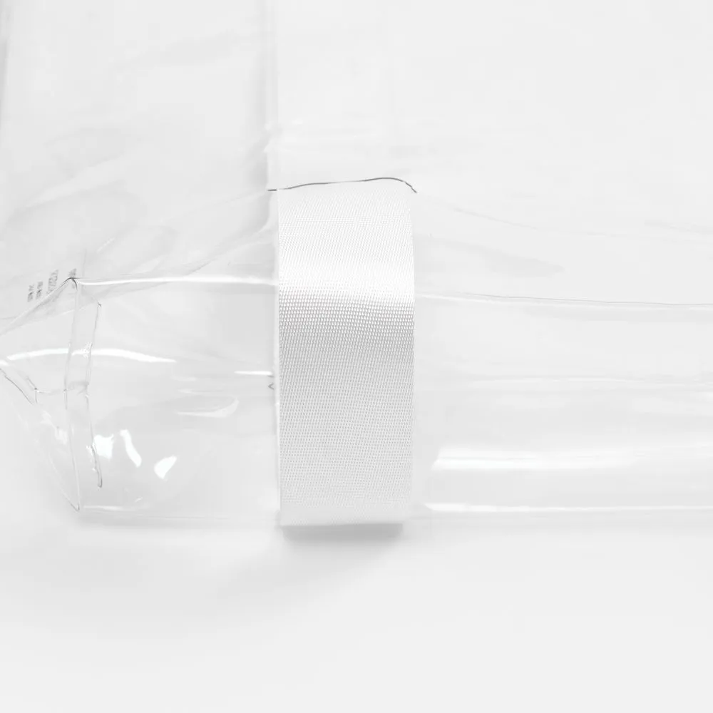 Шопер Clear Fest, ver.2, прозрачный с белыми ручками заказать онлайн с вашим дизайном на заказ в Москве и области