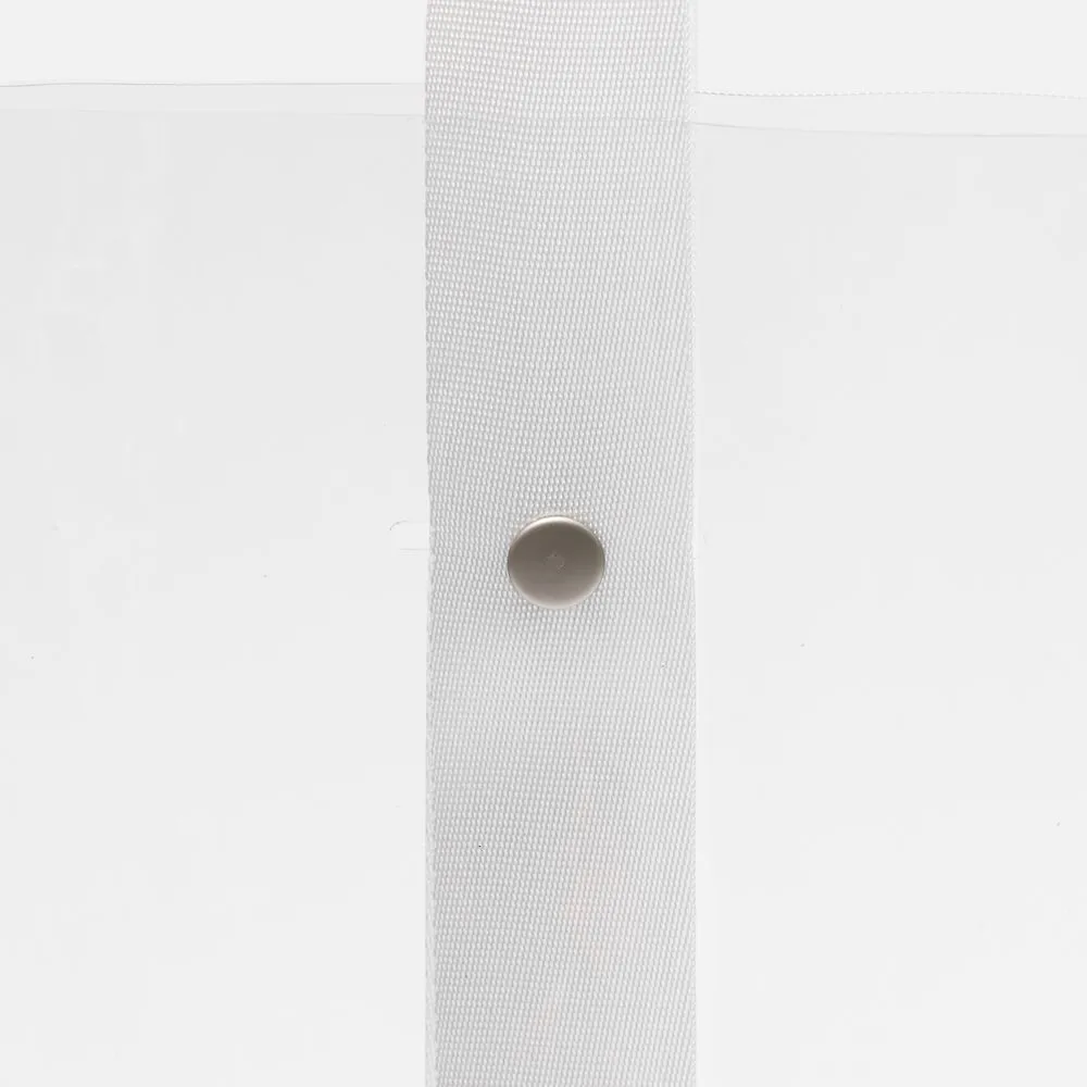 Шопер Clear Fest, ver.2, прозрачный с белыми ручками заказать онлайн с вашим дизайном на заказ в Москве и области