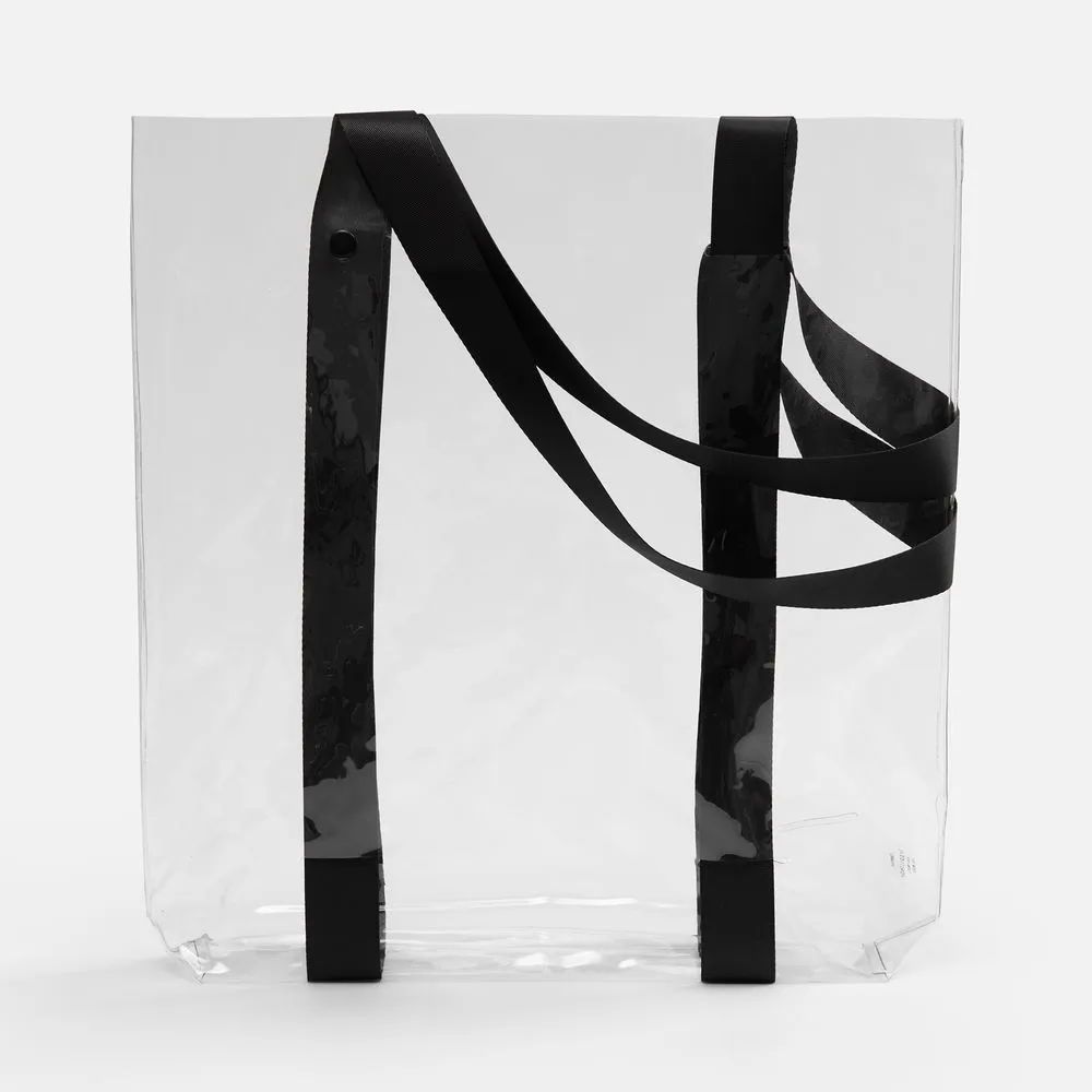 Шопер Clear Fest, ver.2, прозрачный с черными ручками заказать онлайн с вашим дизайном на заказ в Москве и области