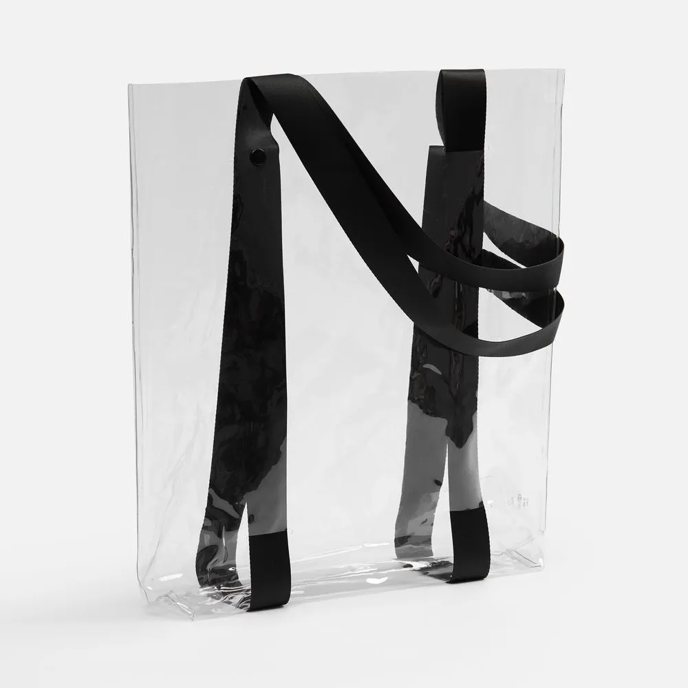 Шопер Clear Fest, ver.2, прозрачный с черными ручками заказать онлайн с вашим дизайном на заказ в Москве и области