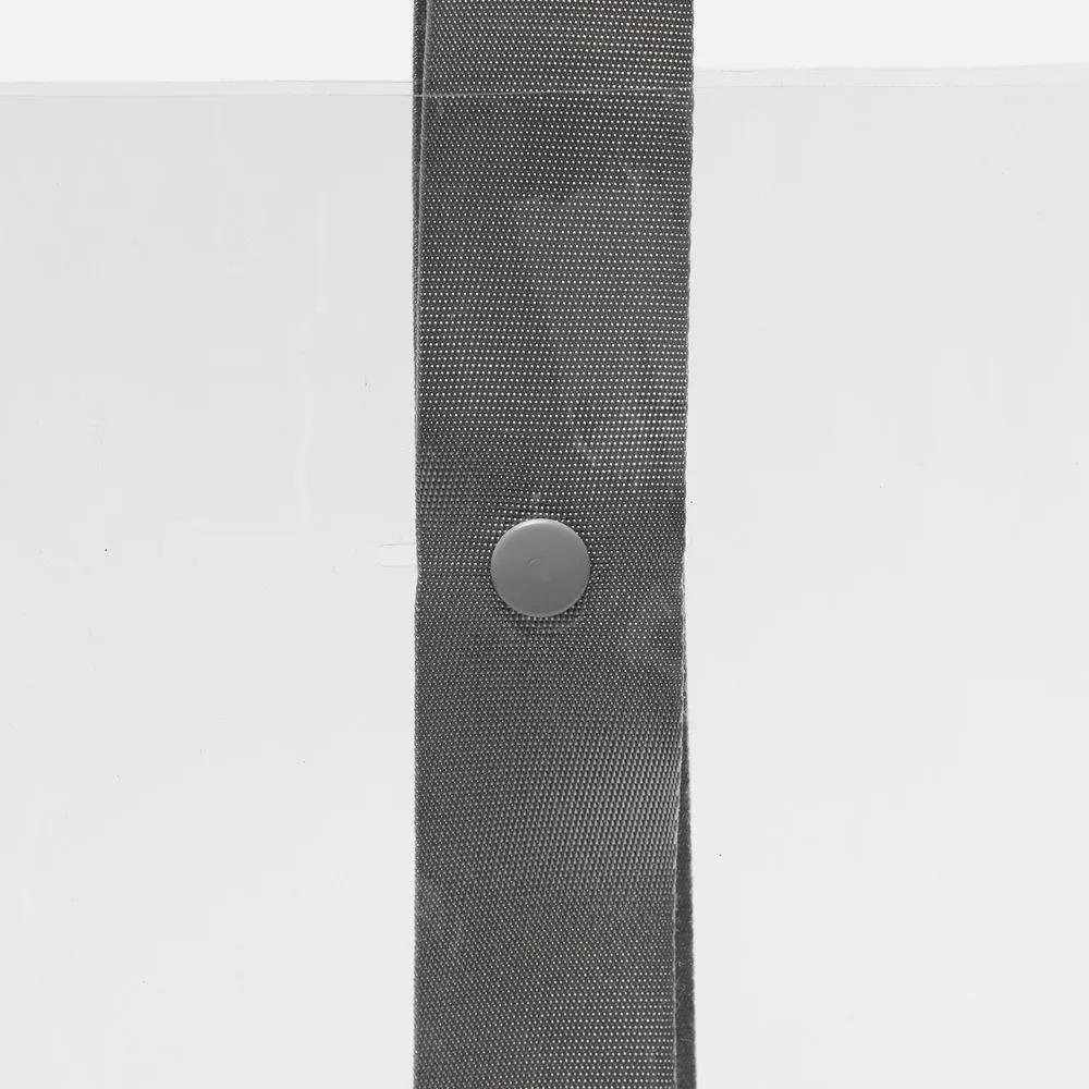 Шопер Clear Fest, ver.2, прозрачный с серыми ручками заказать онлайн с вашим дизайном на заказ в Москве и области