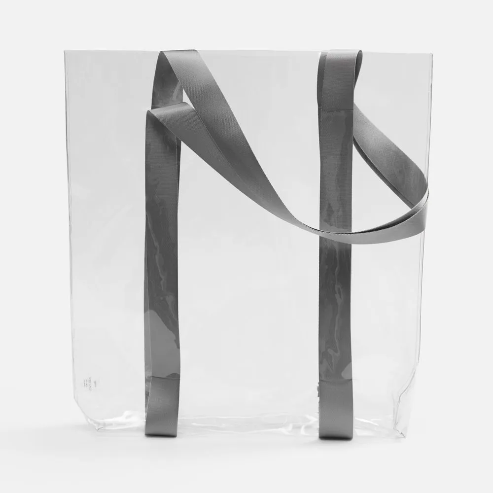 Шопер Clear Fest, ver.2, прозрачный с серыми ручками заказать онлайн с вашим дизайном на заказ в Москве и области