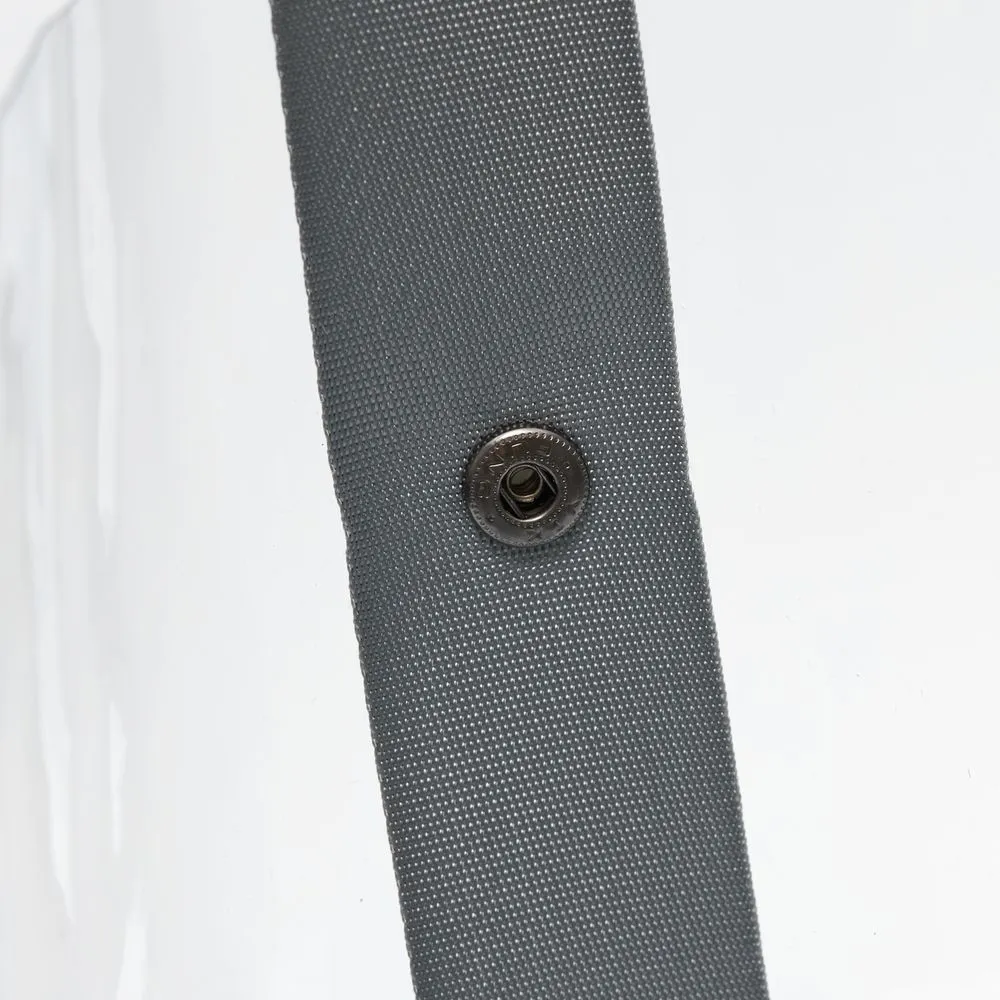 Шопер Clear Fest, ver.2, прозрачный с серыми ручками заказать онлайн с вашим дизайном на заказ в Москве и области