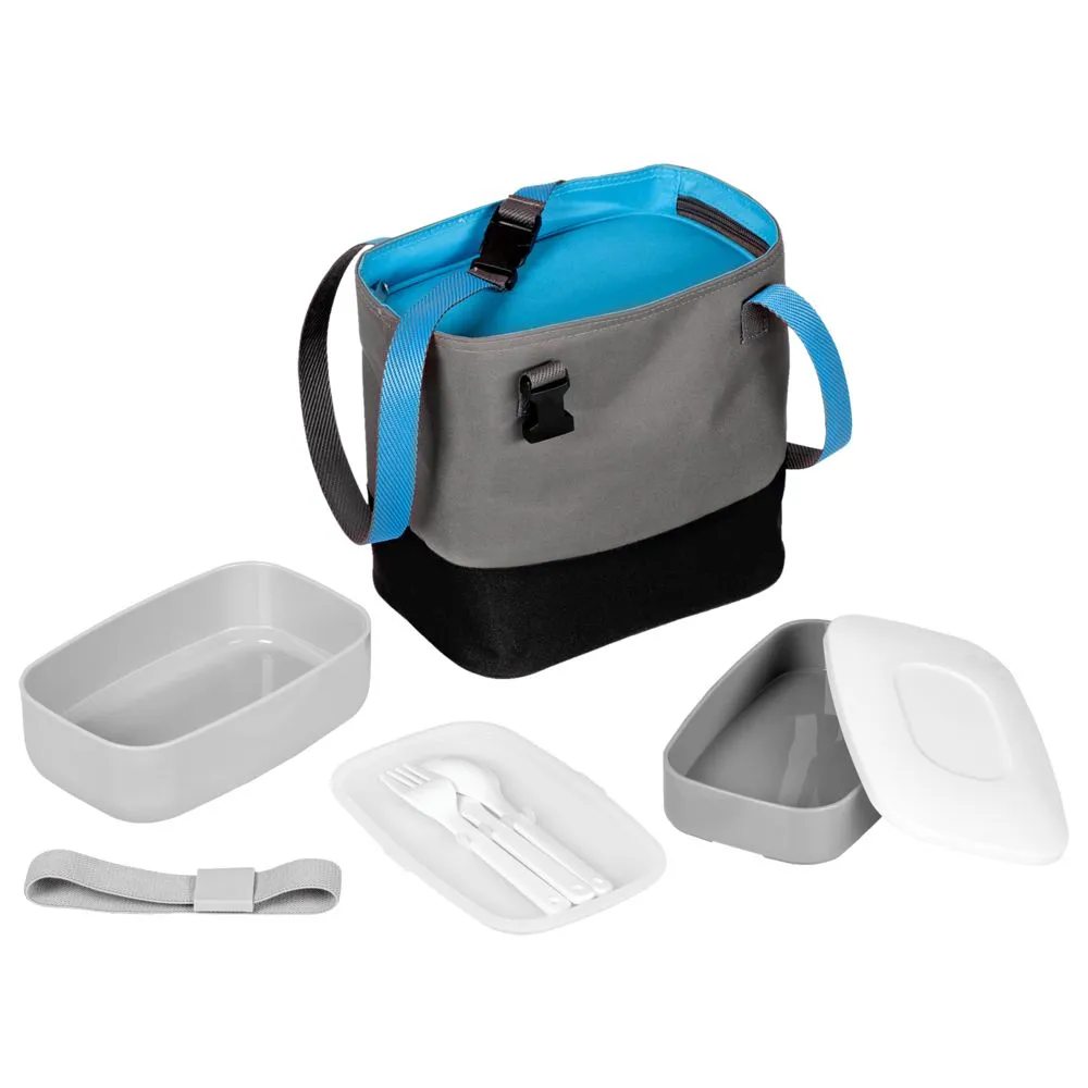 Набор ланчбоксов в термосумке Takk Mamma, бирюзовый заказать онлайн с вашим дизайном на заказ в Москве и области