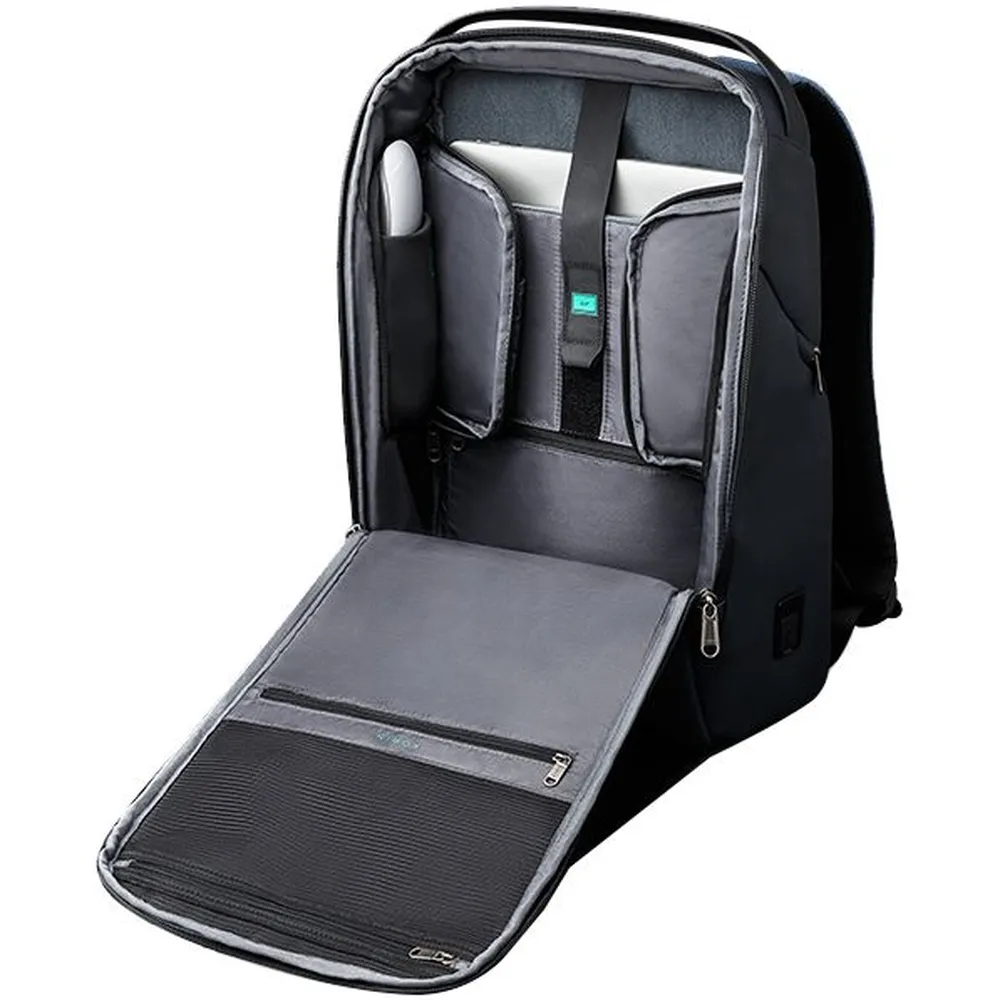 Рюкзак FlexPack Pro, черный заказать онлайн с вашим дизайном на заказ в Москве и области