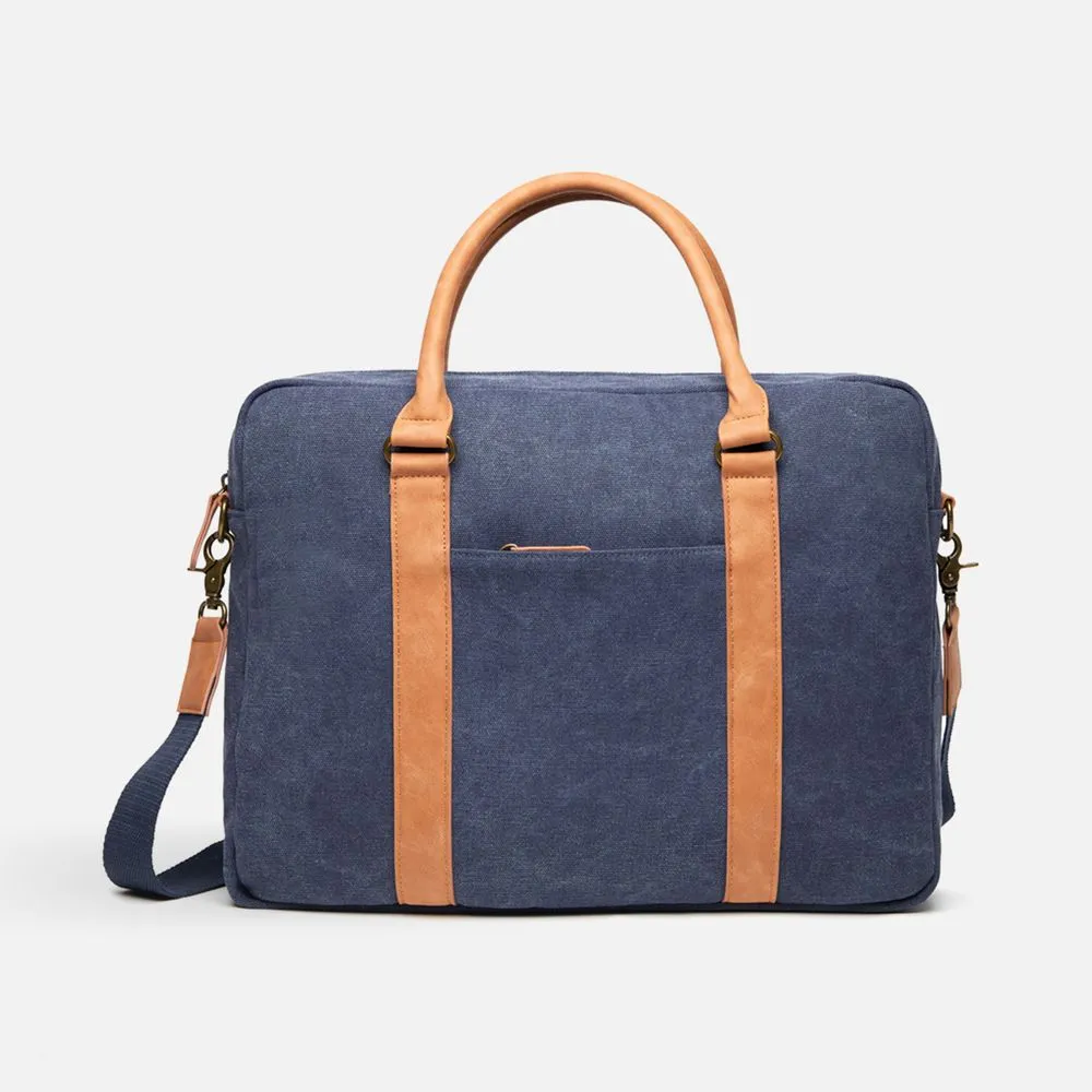 Сумка для ноутбука Bosler, синяя заказать онлайн с вашим дизайном на заказ в Москве и области