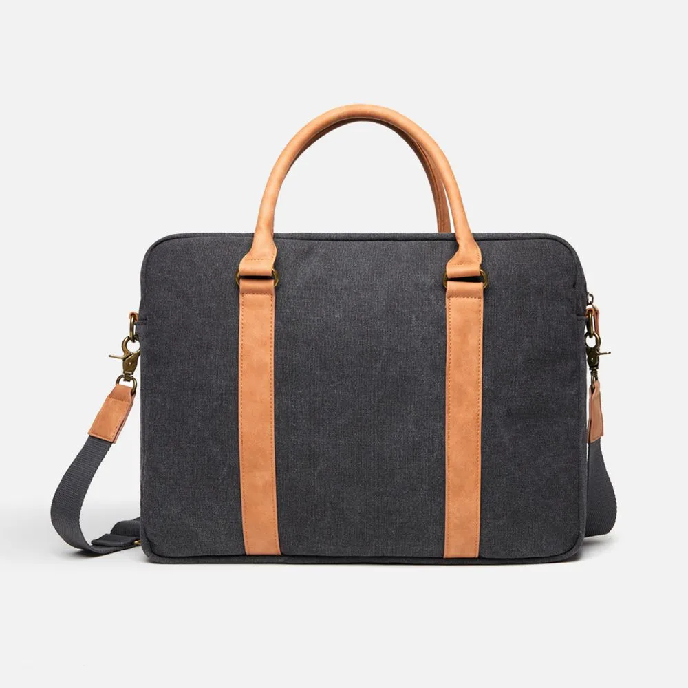 Сумка для ноутбука Bosler, черная заказать онлайн с вашим дизайном на заказ в Москве и области