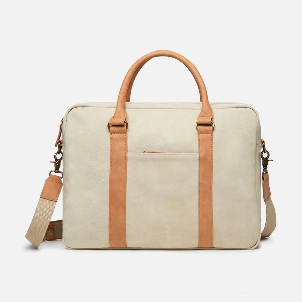 Сумка для ноутбука Bosler, бежевая заказать онлайн с вашим дизайном на заказ в Москве и области