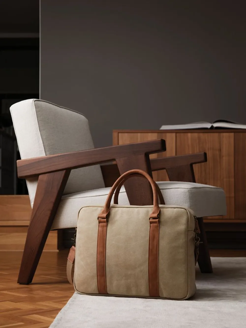 Сумка для ноутбука Bosler, бежевая заказать онлайн с вашим дизайном на заказ в Москве и области