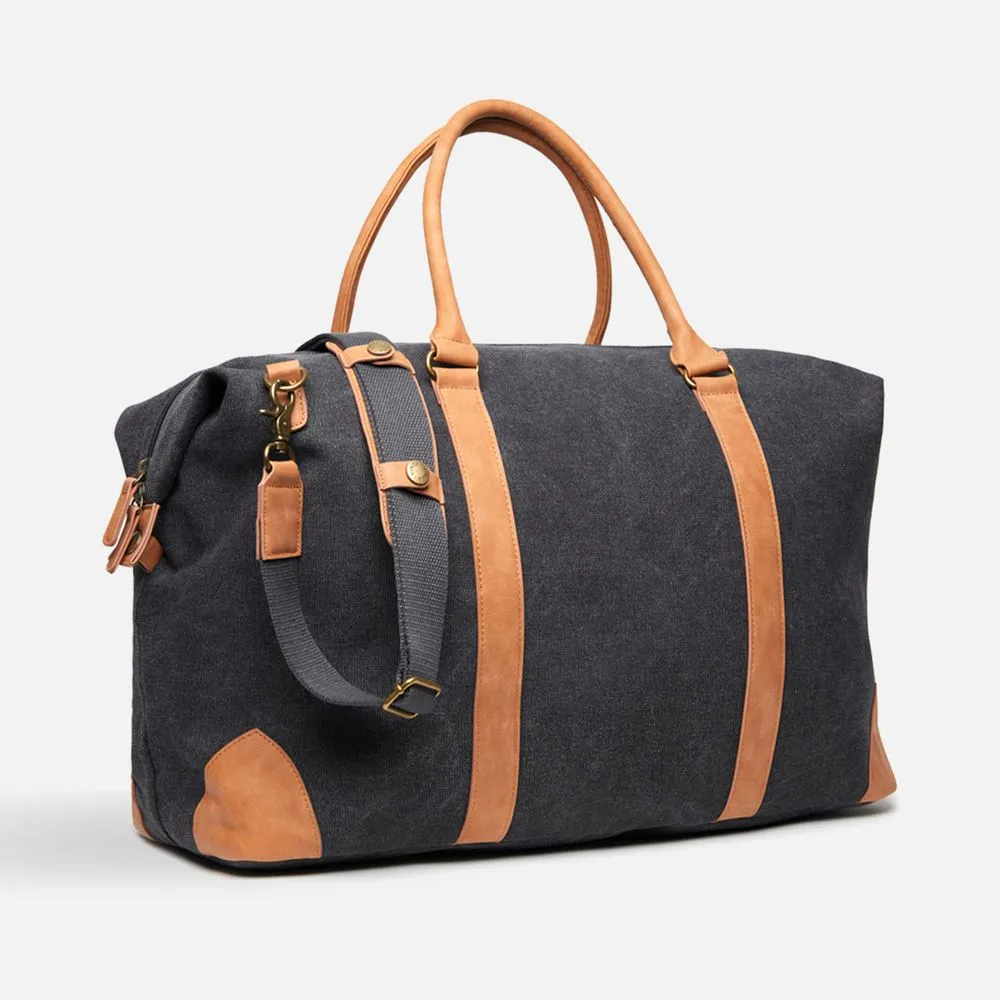 Дорожная сумка Bosler, черная заказать онлайн с вашим дизайном на заказ в Москве и области