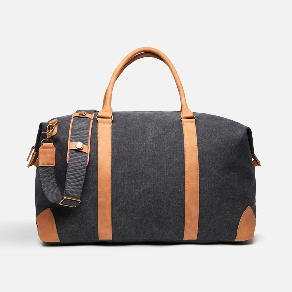 Дорожная сумка Bosler, черная заказать онлайн с вашим дизайном на заказ в Москве и области