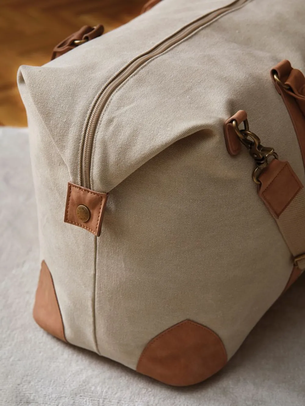 Дорожная сумка Bosler, бежевая заказать онлайн с вашим дизайном на заказ в Москве и области