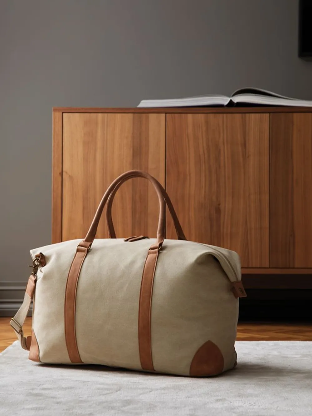 Дорожная сумка Bosler, бежевая заказать онлайн с вашим дизайном на заказ в Москве и области