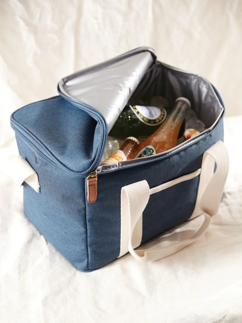 Cумка-холодильник Sortino, синяя заказать онлайн с вашим дизайном на заказ в Москве и области