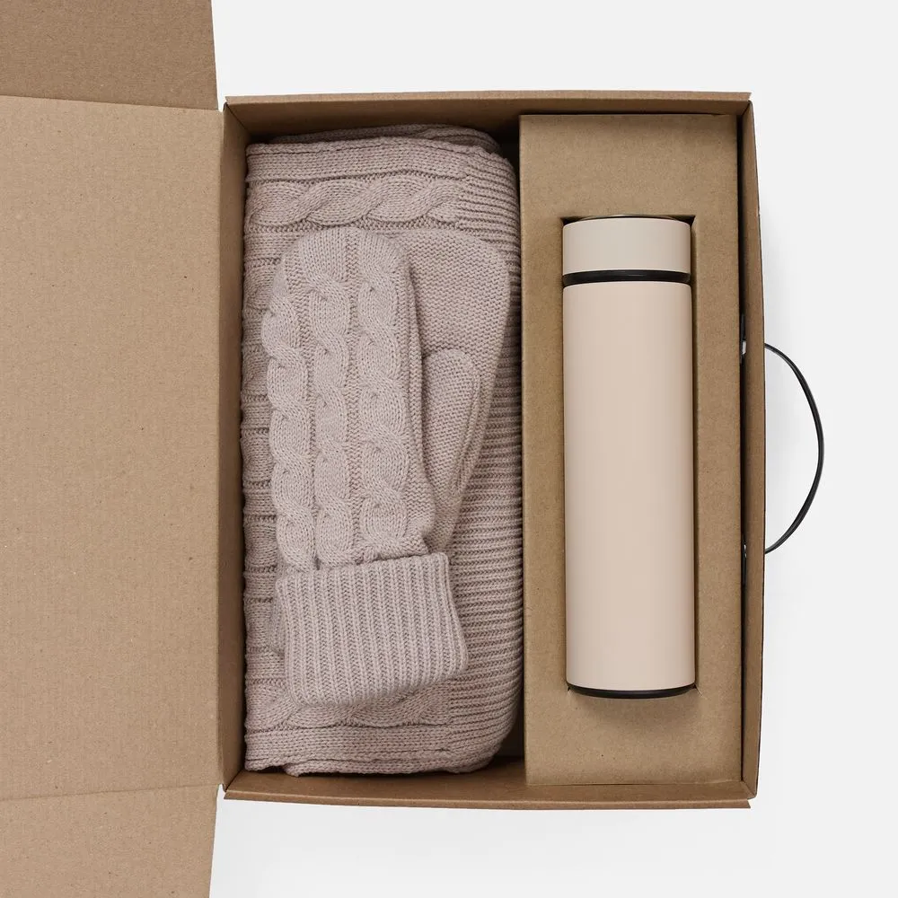 Набор Wintrish, бежевый меланж заказать онлайн с вашим дизайном на заказ в Москве и области