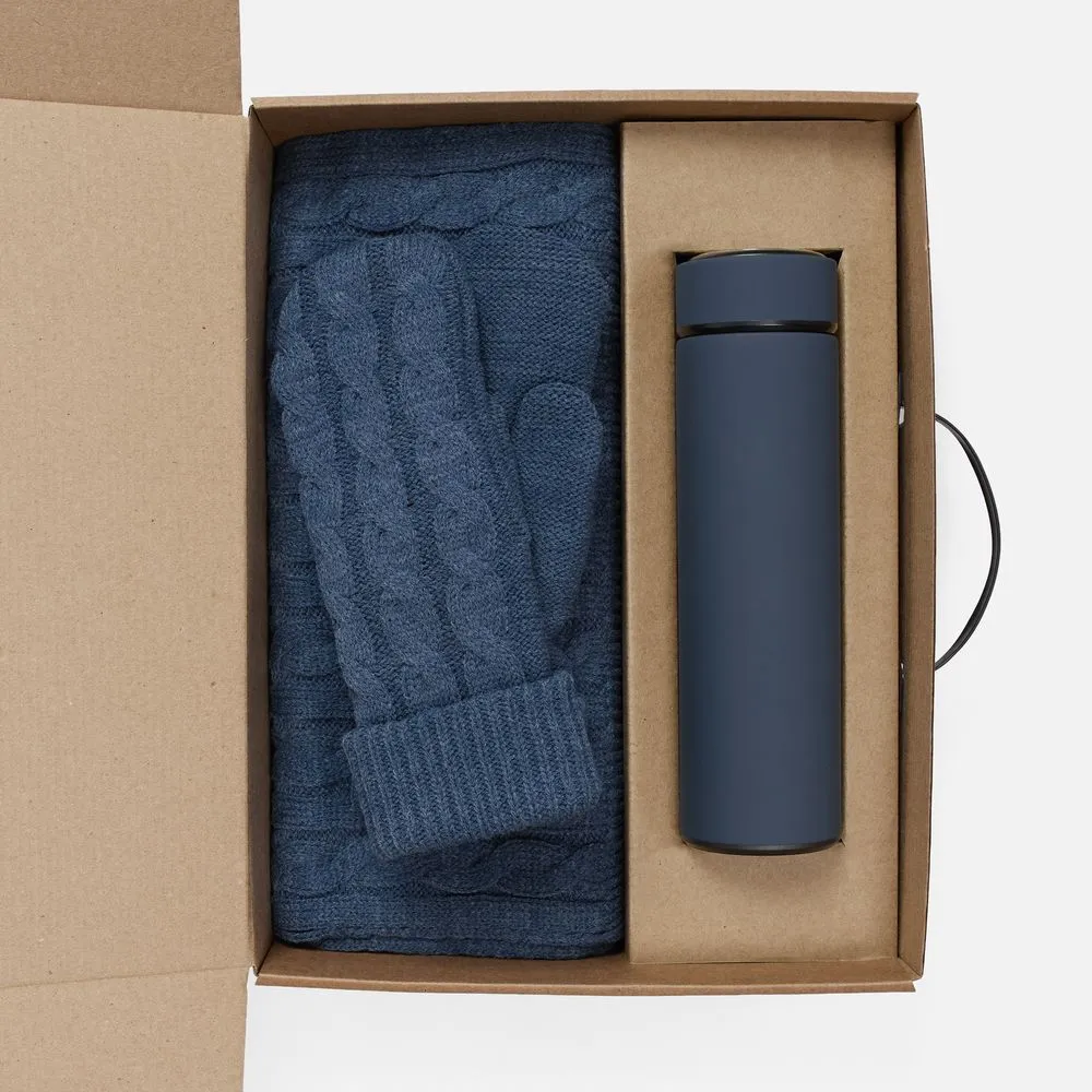 Набор Wintrish, синий меланж заказать онлайн с вашим дизайном на заказ в Москве и области