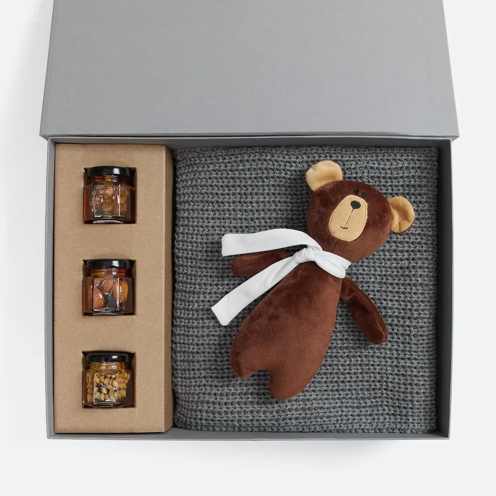 Набор WinterWish, серый заказать онлайн с вашим дизайном на заказ в Москве и области