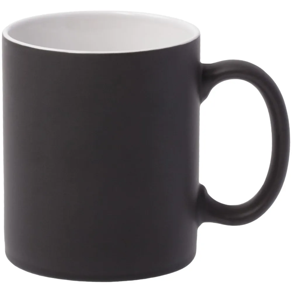 Кружка Promo матовая, черная заказать онлайн с вашим дизайном на заказ в Москве и области