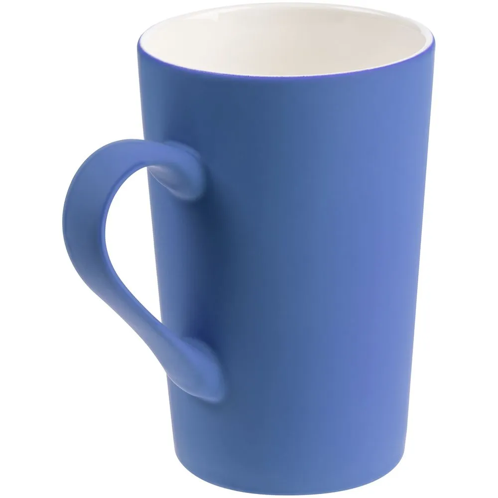 Кружка Best Noon с покрытием софт-тач, голубая заказать онлайн с вашим дизайном на заказ в Москве и области