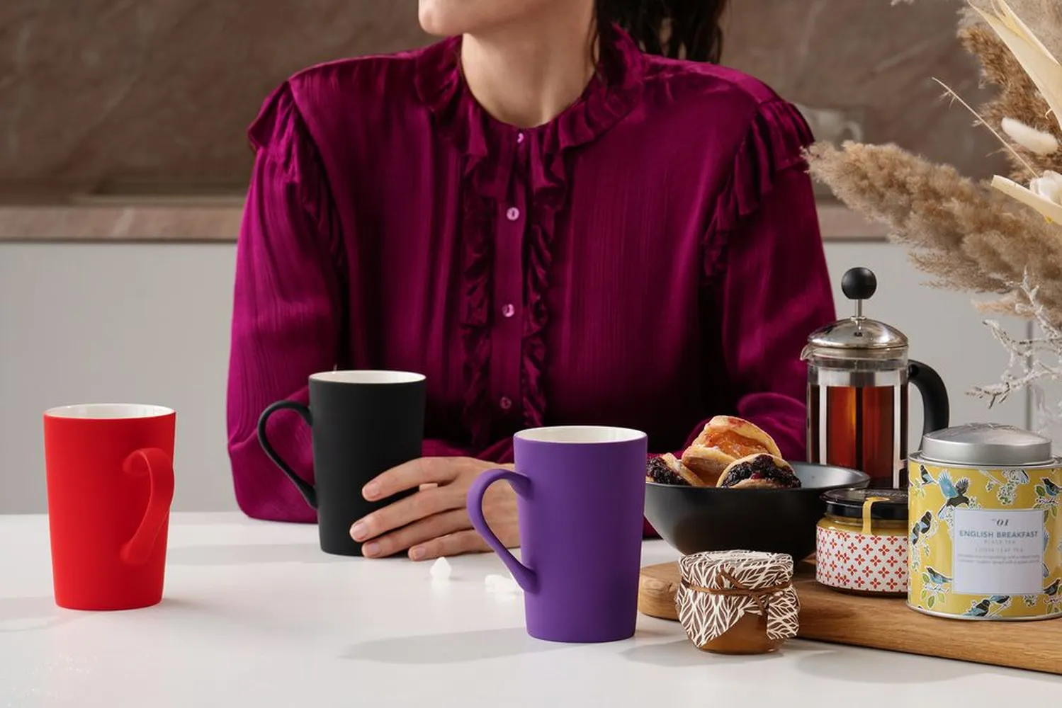 Кружка Best Noon с покрытием софт-тач, голубая заказать онлайн с вашим дизайном на заказ в Москве и области