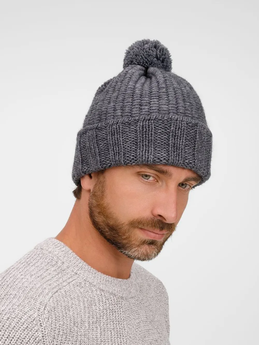 Шапка Frissonelle, серый меланж заказать онлайн с вашим дизайном на заказ в Москве и области