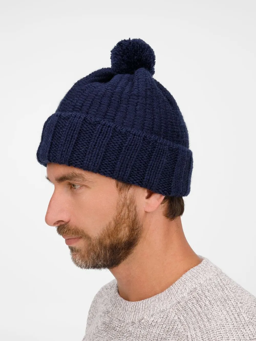 Шапка Frissonelle, темно-синяя заказать онлайн с вашим дизайном на заказ в Москве и области