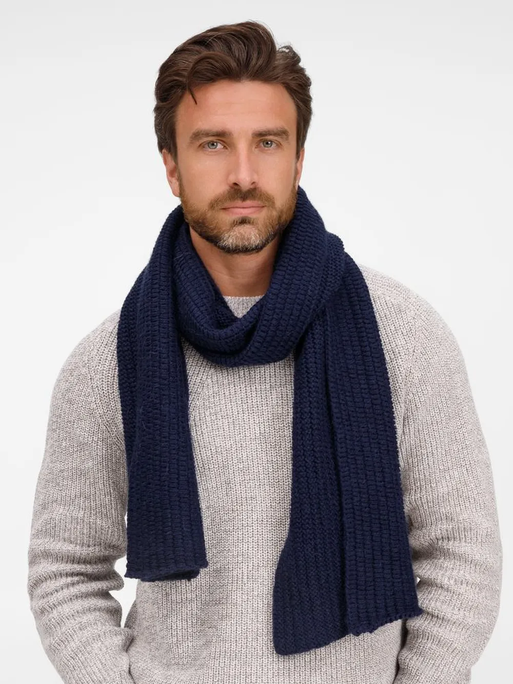 Шарф Frissonelle, темно-синий заказать онлайн с вашим дизайном на заказ в Москве и области