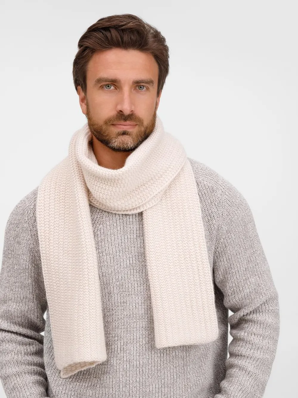 Шарф Frissonelle, жемчужно-белый заказать онлайн с вашим дизайном на заказ в Москве и области