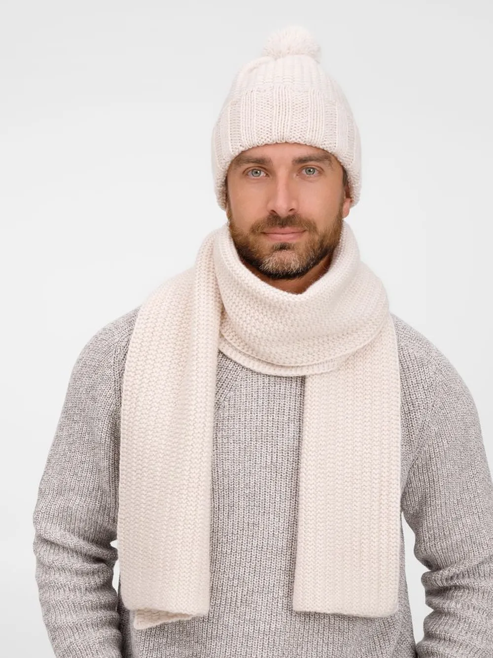 Шарф Frissonelle, жемчужно-белый заказать онлайн с вашим дизайном на заказ в Москве и области