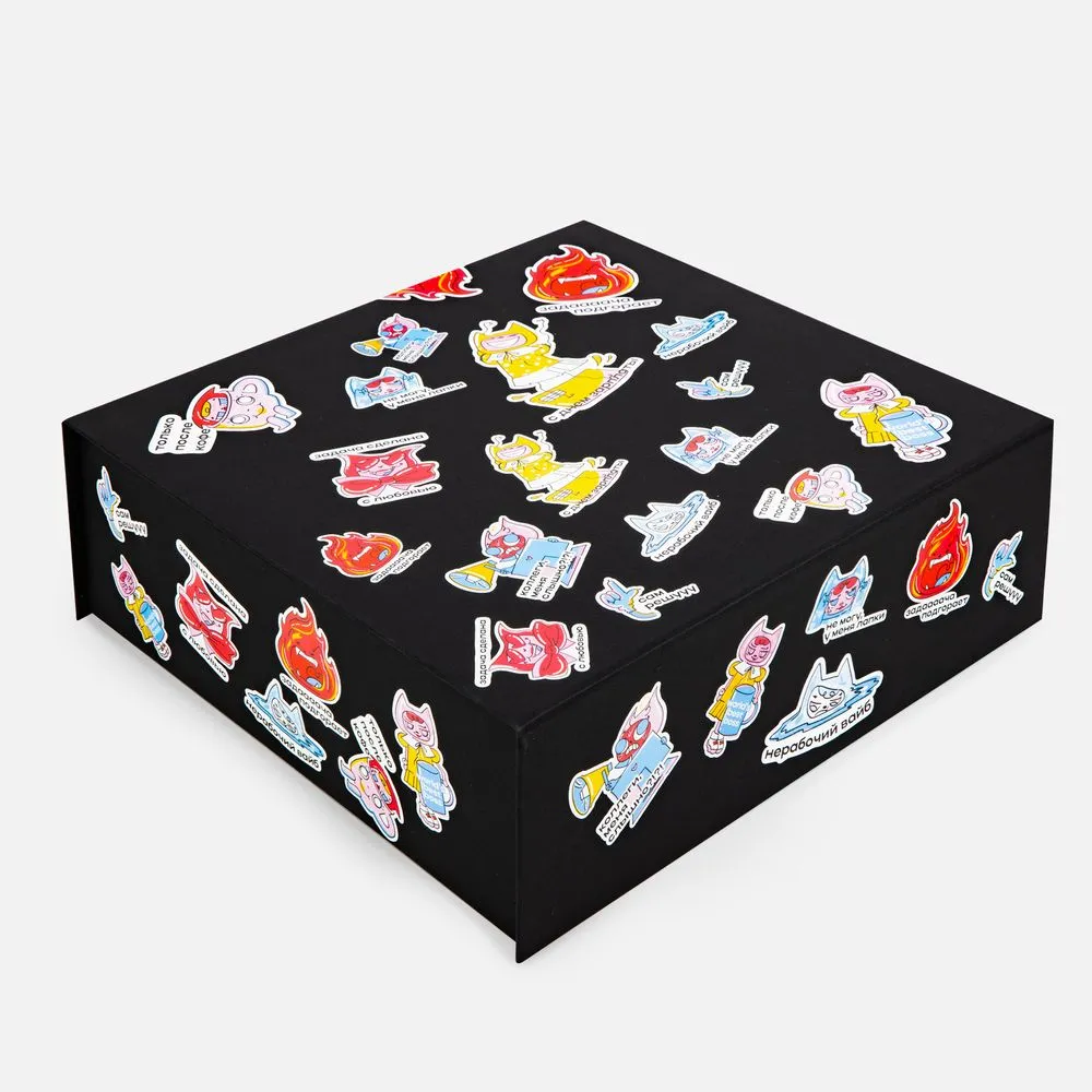 Наклейки бумажные Sticker Pack на заказ, S заказать онлайн с вашим дизайном на заказ в Москве и области