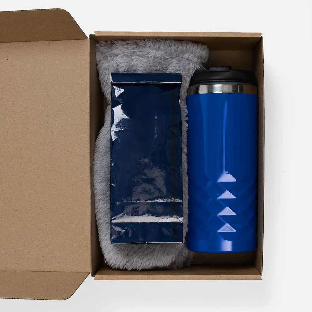 Набор Floktoria, синий с серым заказать онлайн с вашим дизайном на заказ в Москве и области