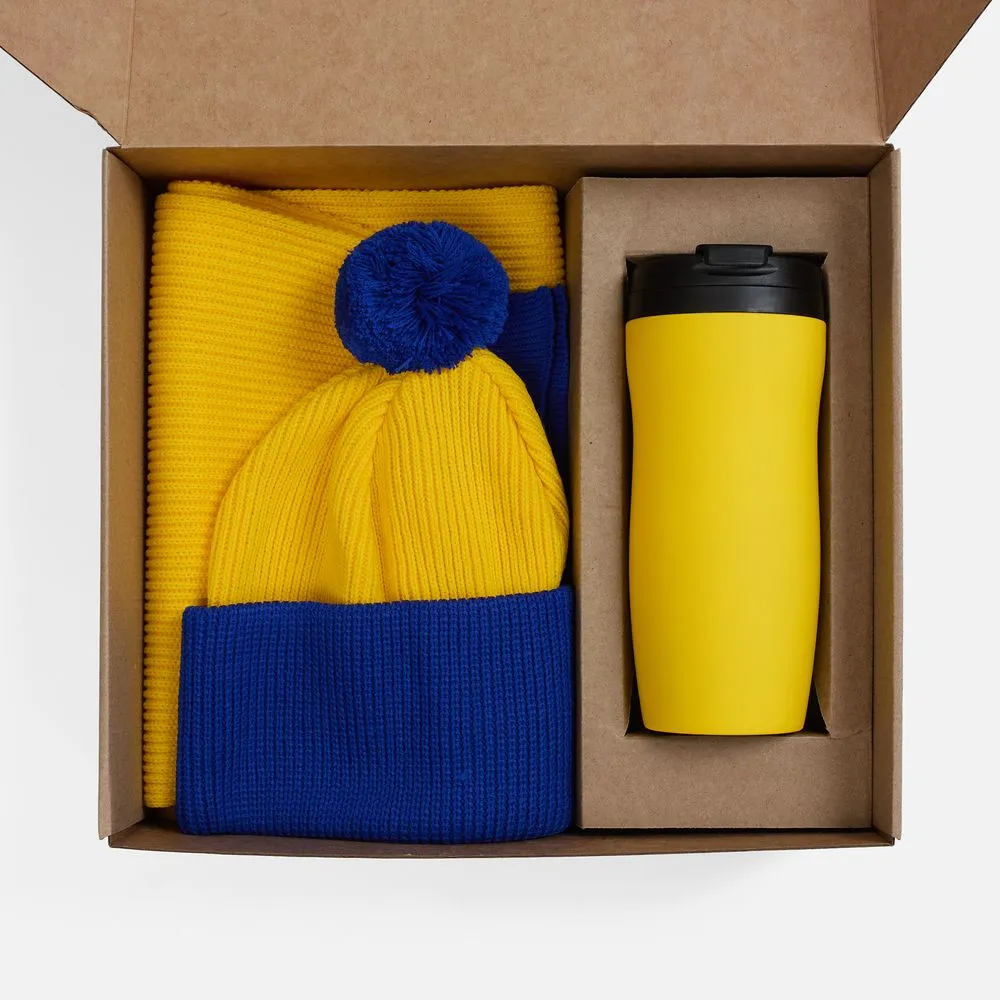 Набор Snappy Form, желтый с синим заказать онлайн с вашим дизайном на заказ в Москве и области