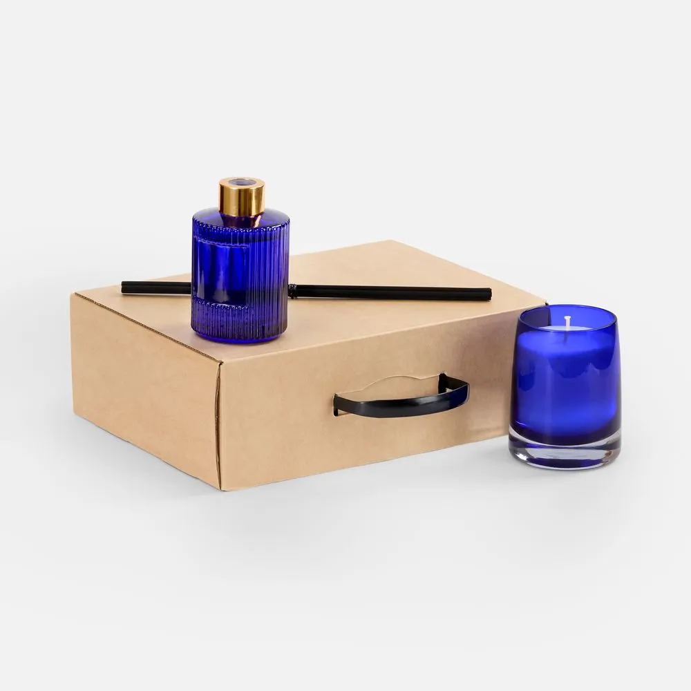 Набор Fragnola, пряная древесина и кардамон, темно-синий заказать онлайн с вашим дизайном на заказ в Москве и области