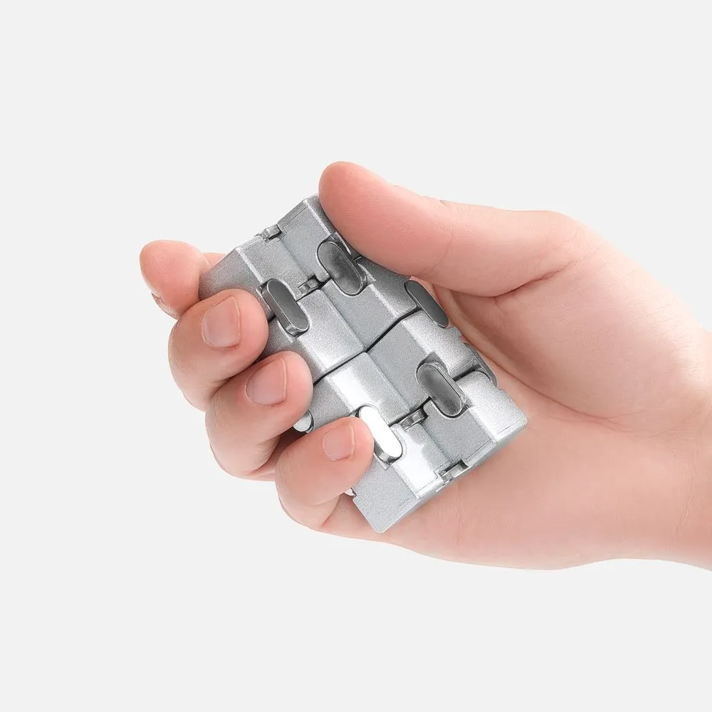 Антистресс Eternica, серебристый заказать онлайн с вашим дизайном на заказ в Москве и области