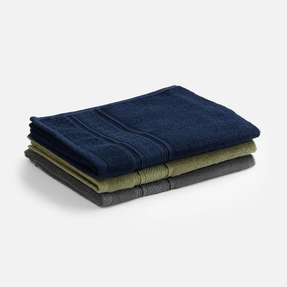 Полотенце махровое Terrychic, среднее, зеленое заказать онлайн с вашим дизайном на заказ в Москве и области