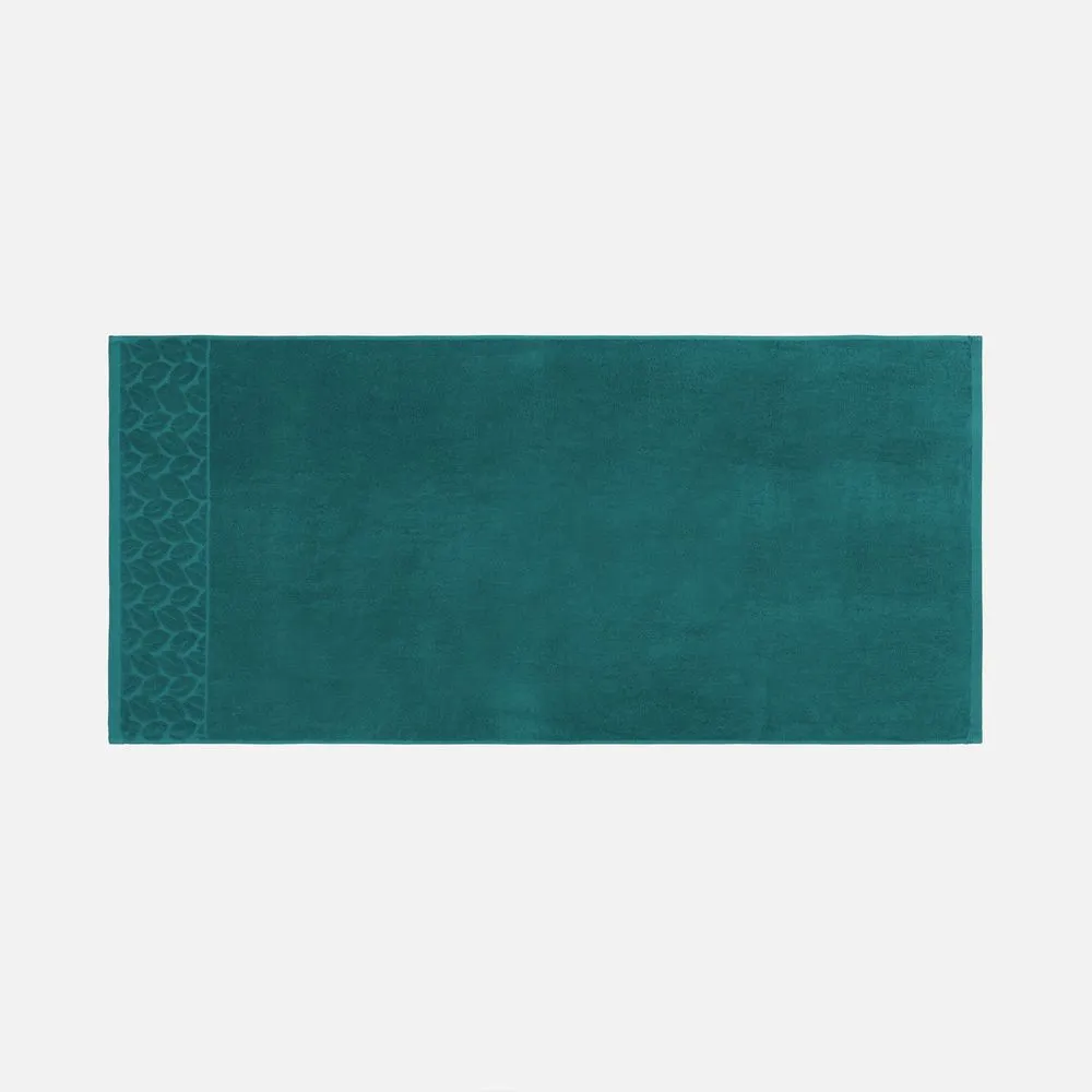 Полотенце махровое Hoya, большое, темно-бирюзовое заказать онлайн с вашим дизайном на заказ в Москве и области