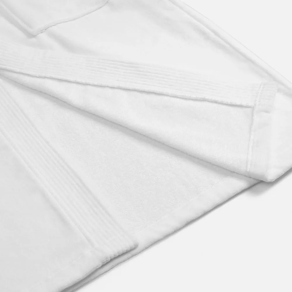 Халат махровый Aeris, белый заказать онлайн с вашим дизайном на заказ в Москве и области