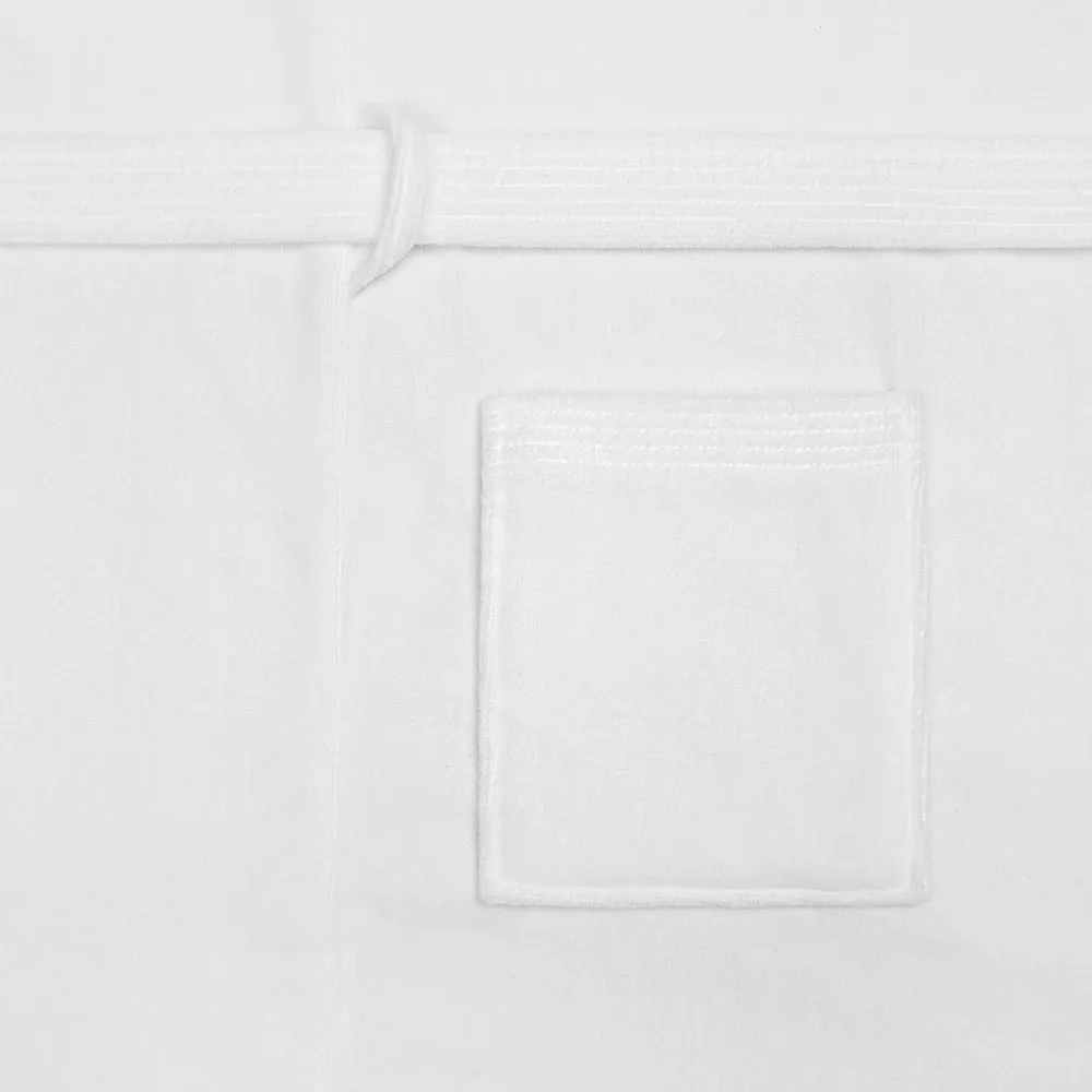 Халат махровый Aeris, белый заказать онлайн с вашим дизайном на заказ в Москве и области