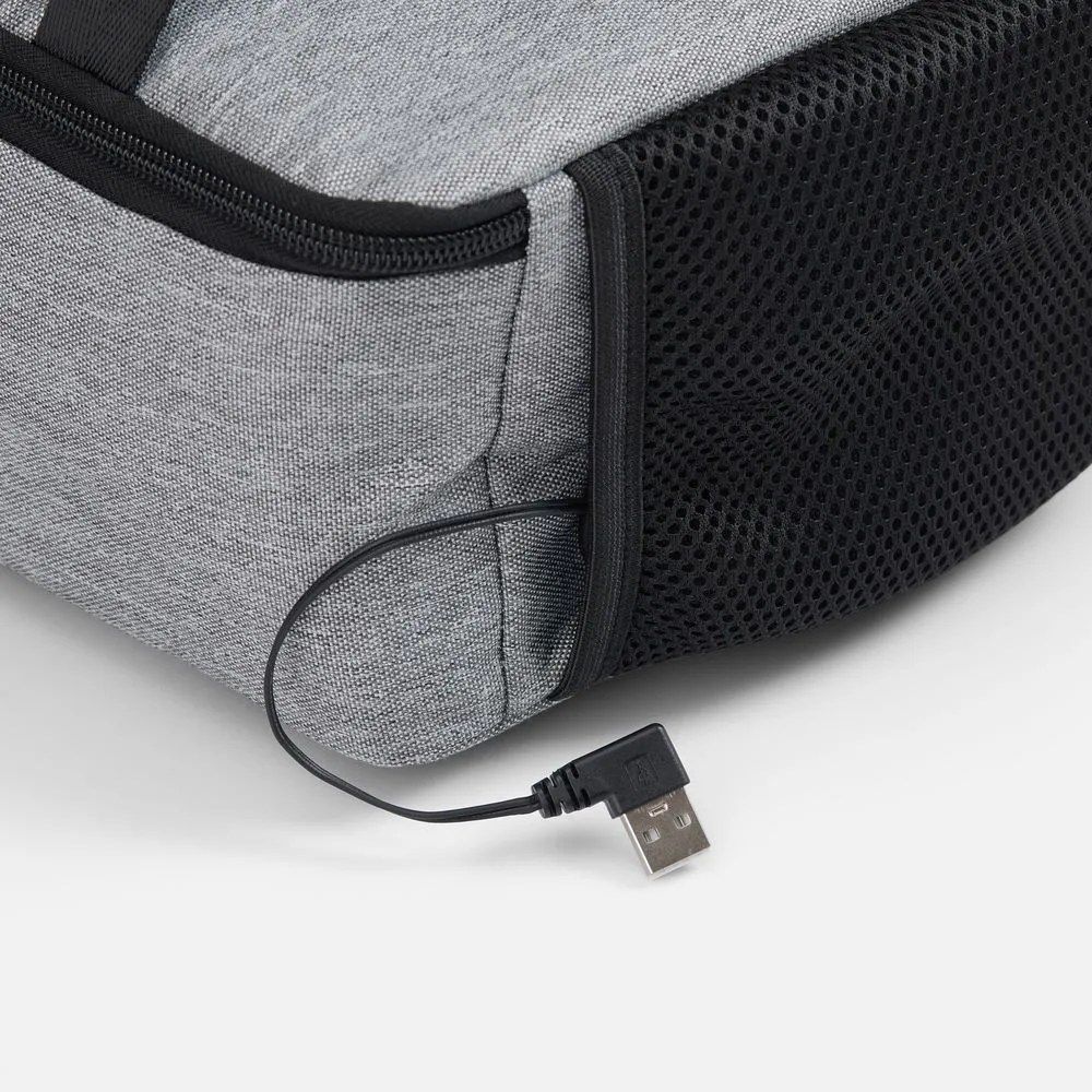 Изотермическая сумка с функцией подогрева Oneworld, серая заказать онлайн с вашим дизайном на заказ в Москве и области