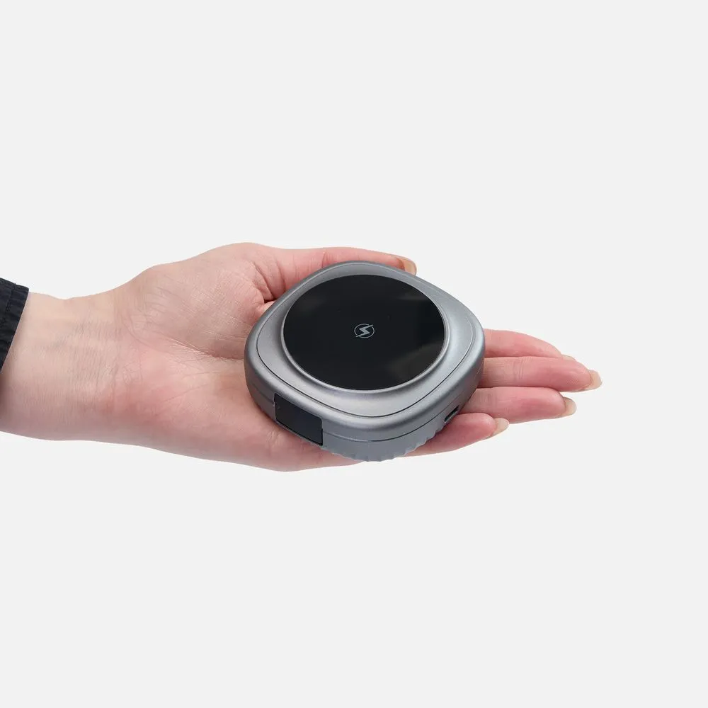 Складная станция беспроводной зарядки flowPad, серая заказать онлайн с вашим дизайном на заказ в Москве и области