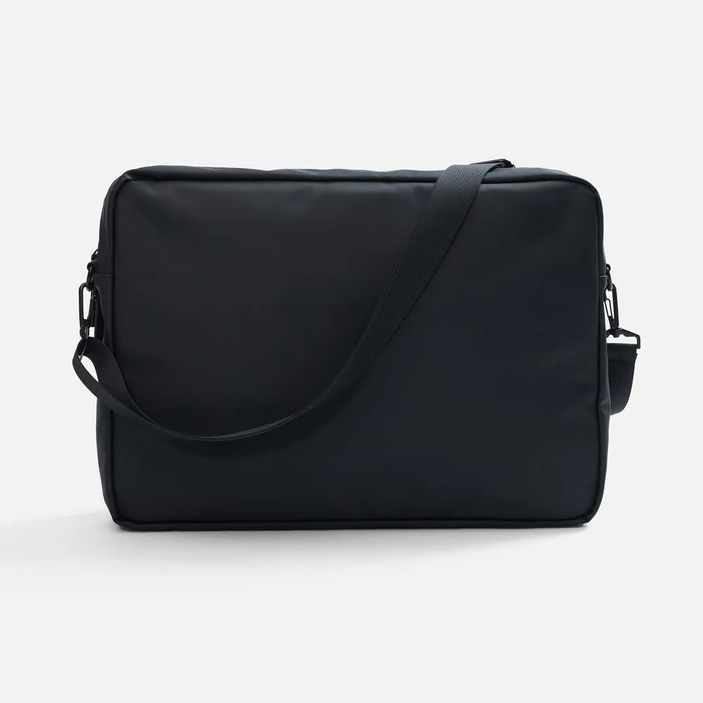 Сумка для ноутбука Traffic, черная заказать онлайн с вашим дизайном на заказ в Москве и области