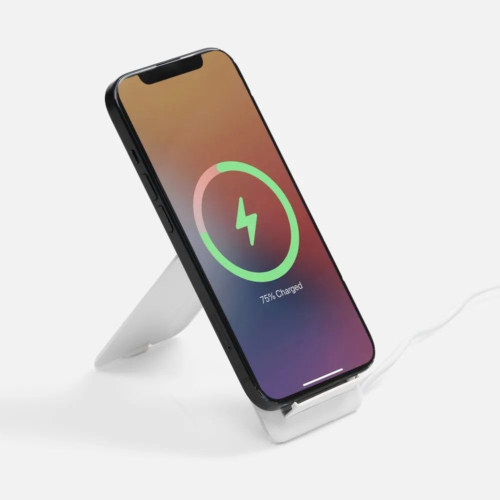 Органайзер с беспроводной зарядкой и набором адаптеров Octopod, белый заказать онлайн с вашим дизайном на заказ в Москве и области