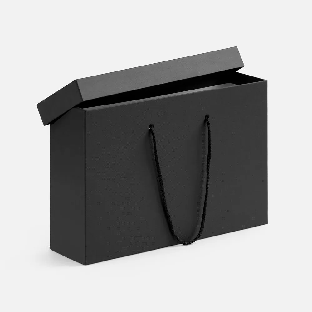 Коробка Handgrip, горизонтальная, черная заказать онлайн с вашим дизайном на заказ в Москве и области