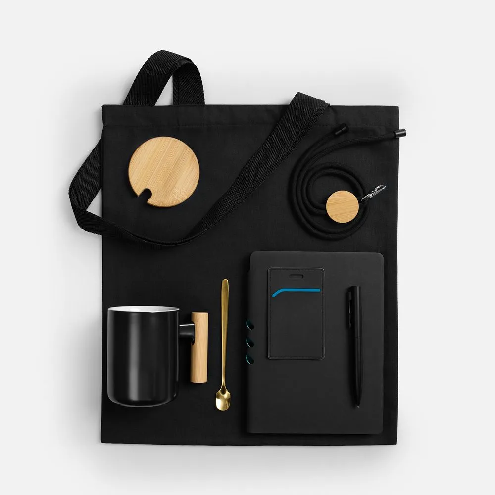 Набор Trait Office, черный с бирюзовым заказать онлайн с вашим дизайном на заказ в Москве и области