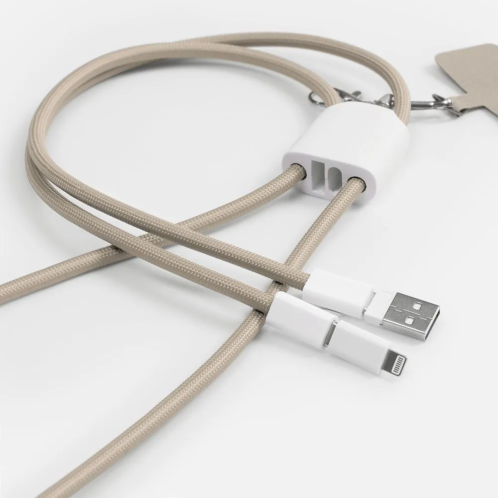 Кабель-ланьярд energyFlex Pro, серый заказать онлайн с вашим дизайном на заказ в Москве и области