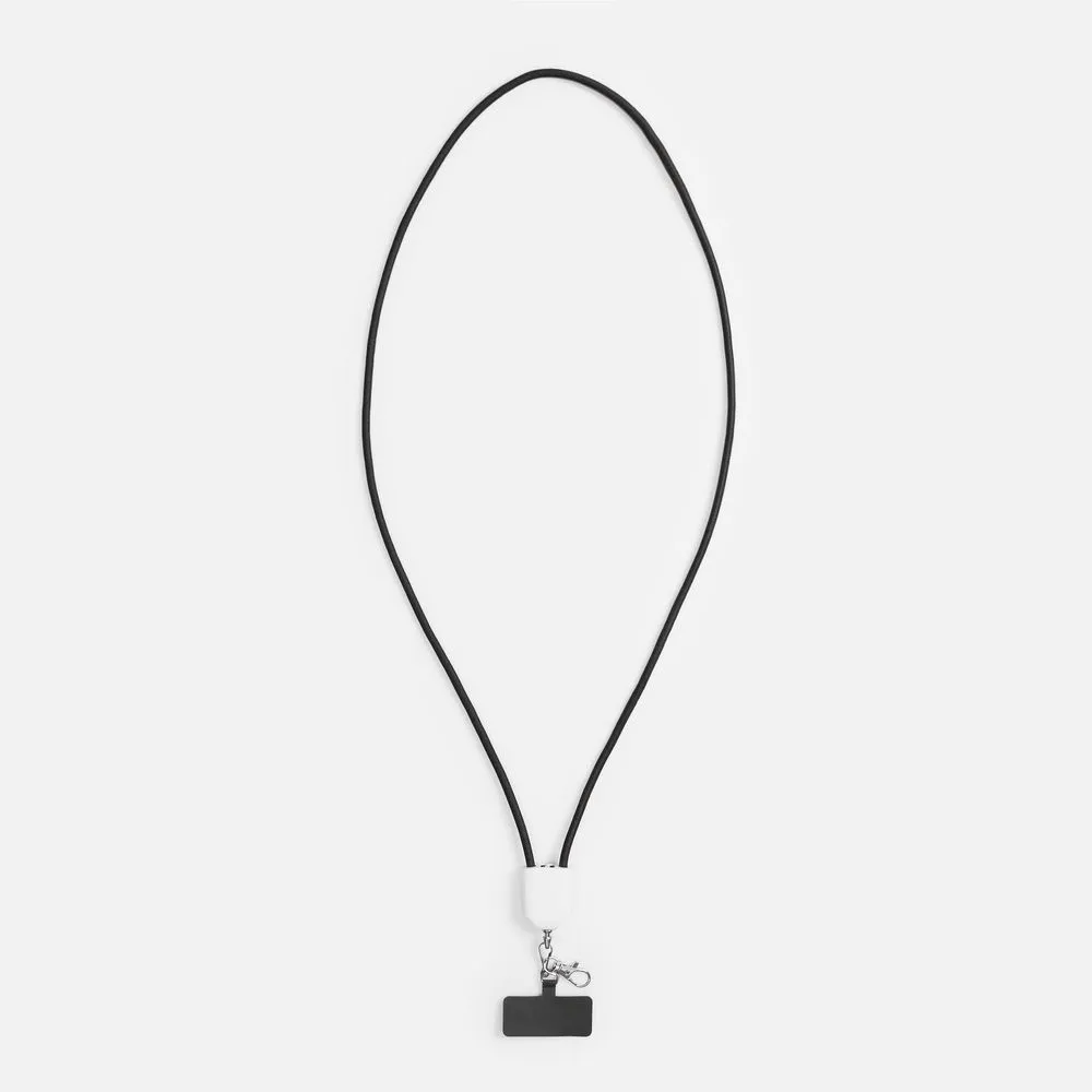 Кабель-ланьярд energyFlex Pro, черный заказать онлайн с вашим дизайном на заказ в Москве и области