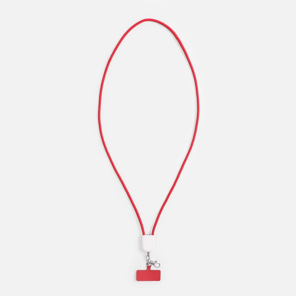 Кабель-ланьярд energyFlex Pro, красный заказать онлайн с вашим дизайном на заказ в Москве и области