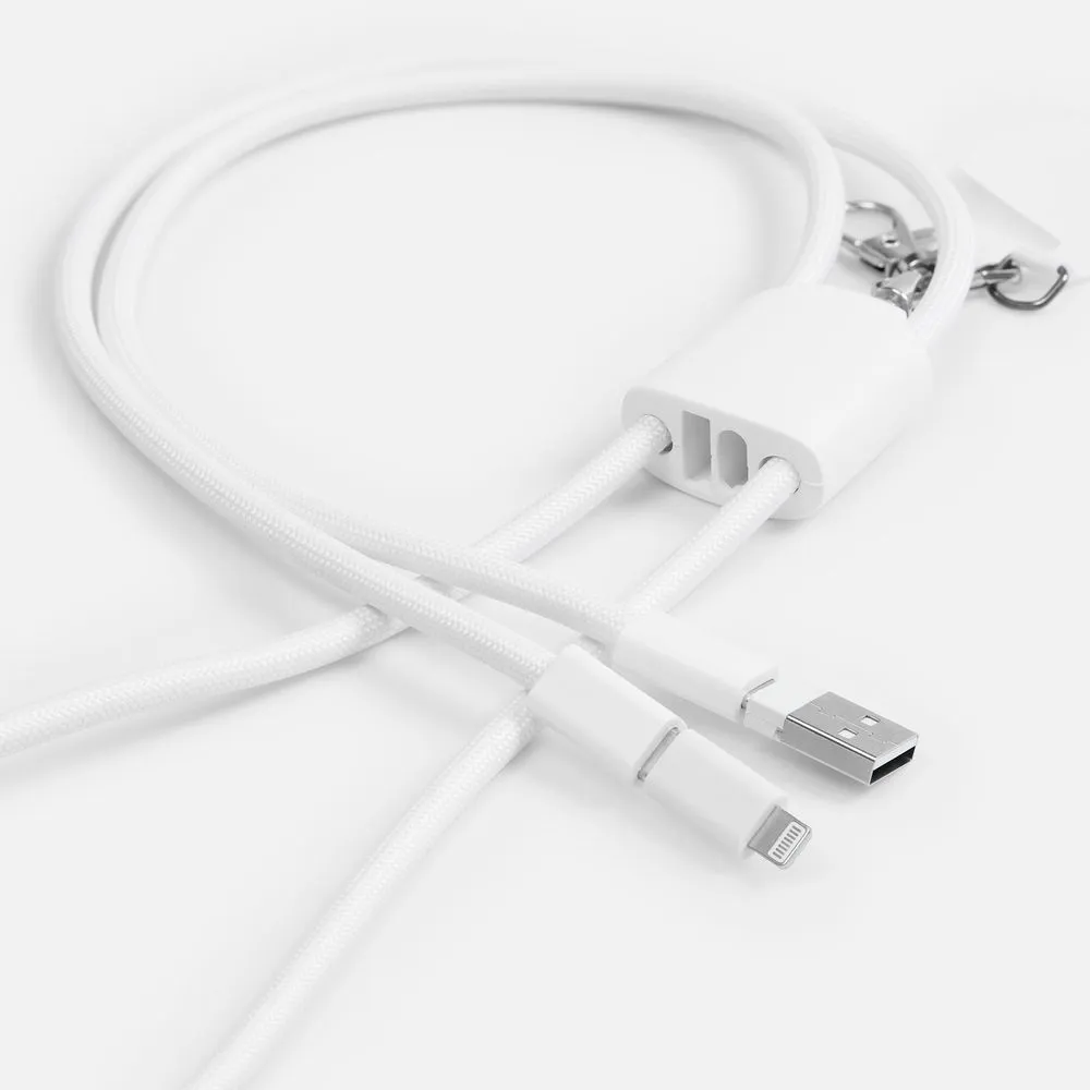 Кабель-ланьярд energyFlex Pro, белый заказать онлайн с вашим дизайном на заказ в Москве и области