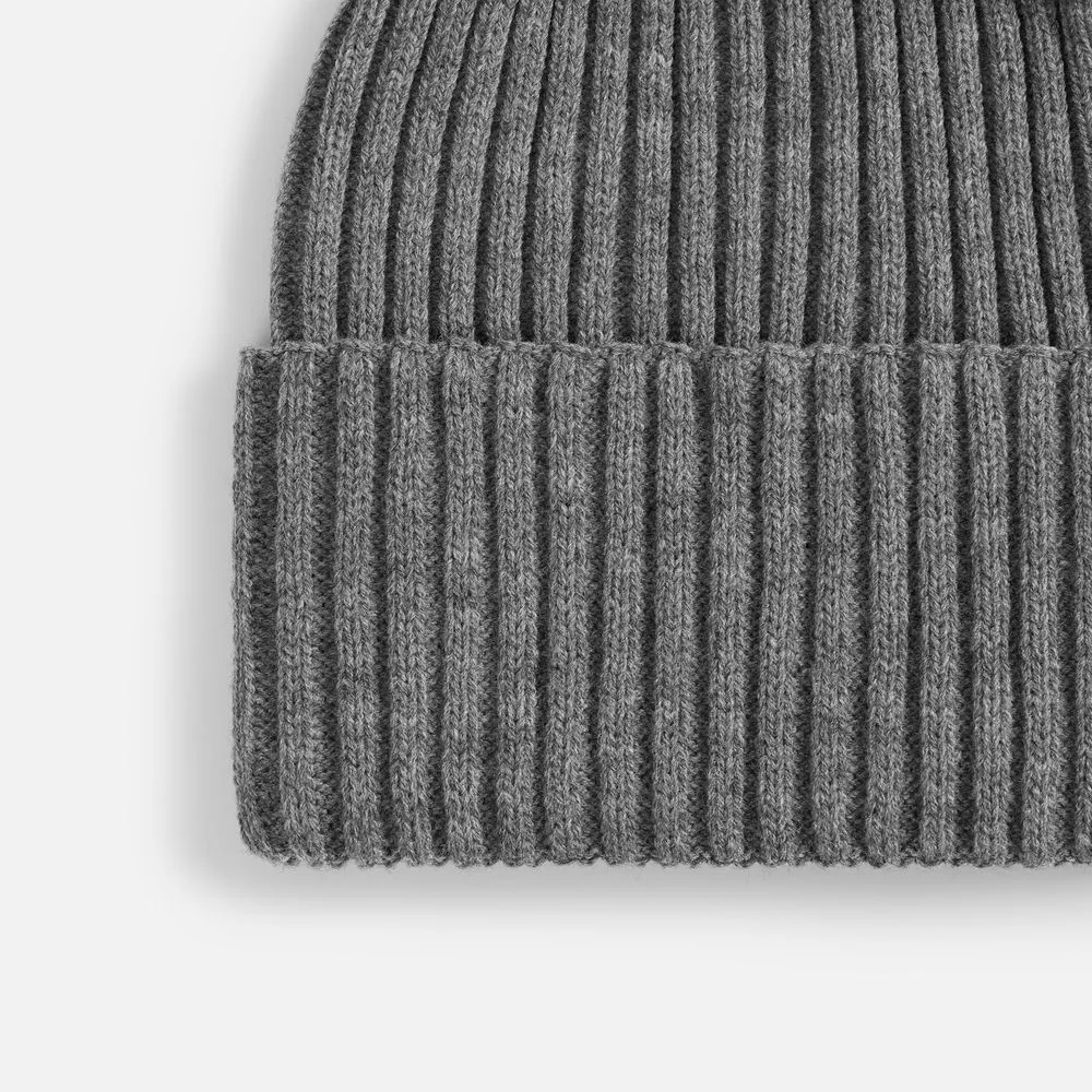 Шапка Yong, серый меланж (эбонит) заказать онлайн с вашим дизайном на заказ в Москве и области